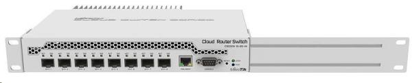 BAZAR - MikroTik Cloud Router Switch CRS309-1G-8S+IN,  800MHz CPU,  512MB RAM,  1xLAN, 8xSFP+ slot, vč. L5 licence,  Po opravě3