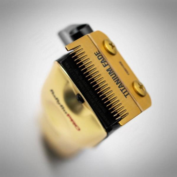 BaByliss Pro 4 FX825GE profesionální zastřihovač,  titanové čepele,  3300 mAh baterie,  zlatá4