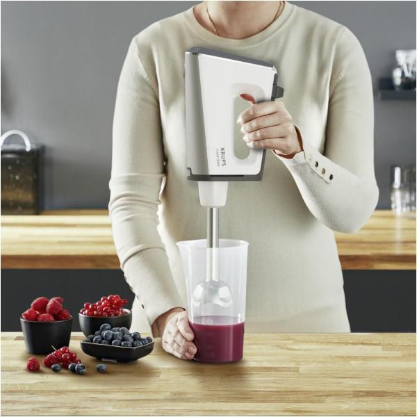 Krups GN9121 3 Mix 9000 Deluxe ruční mixér,  750 W,  Turbo,  s příslušenstvím,  bílá6