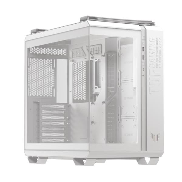ASUS case TUF GAMING GT502 HORIZON,  Mid Tower,  průhledná bočnice,  4x 120mm ARGB Fan,  bílá