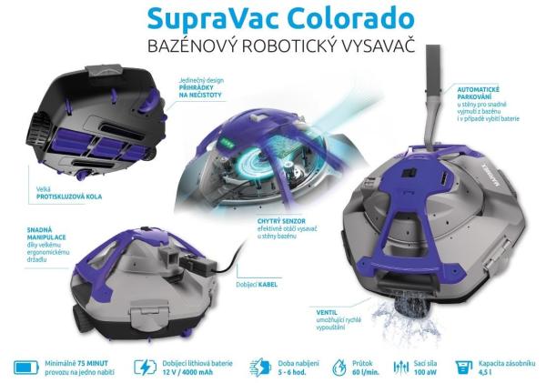 Marimex SupraVac Colorado bazénový robotický vysavač1