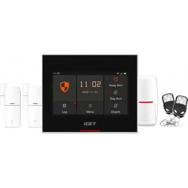 iGET HOME X5 Advanced - Inteligentný Wi-Fi/ GSM alarm, v aplikácii aj ovládaní IP kamier a zásuviek, CZ app