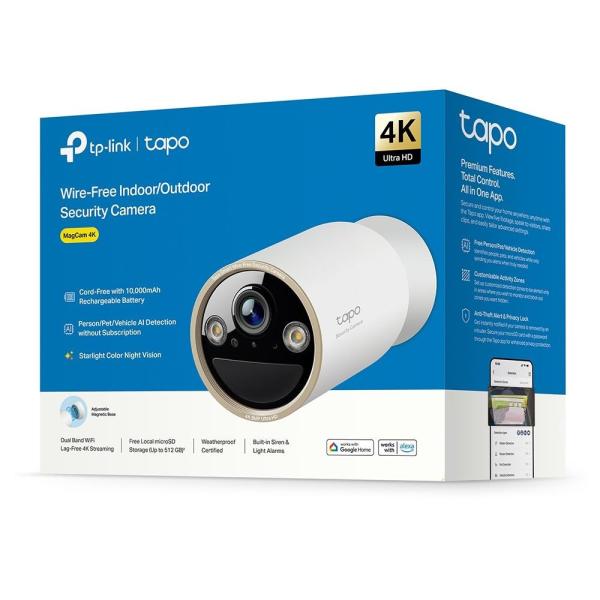 TP-Link Tapo C460 venkovní kamera C425 (8MP, 4K, 2160p, IR 15m, WiFi, micro SD card, IP66)4