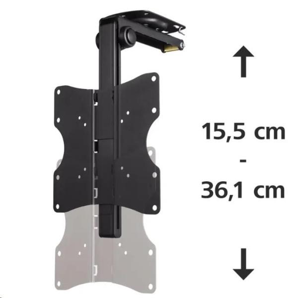Hama stropní držák TV,  27-47 cm,  sklopný,  200x200,  černý1