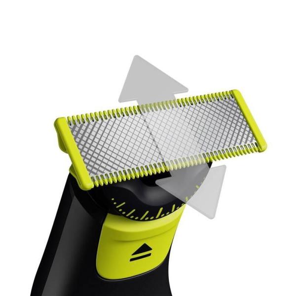 Philips OneBlade Pro 360 QP6542 15 zastřihovač, voděodolný, 3 nástavce, akumulátorový provoz3