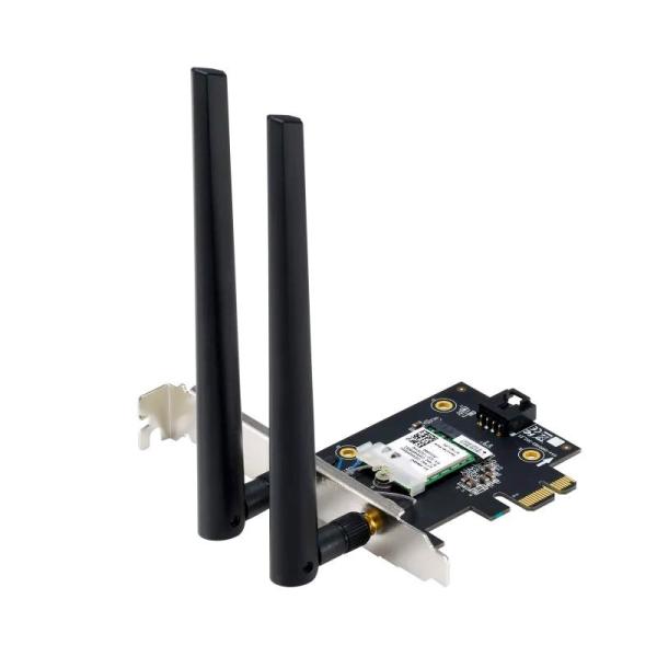 ASUS PCE-BE6500 WiFi 7 PCIe Adaptér,  Bluetooth 5.4,  PCIe 1x Slot,  WPA33