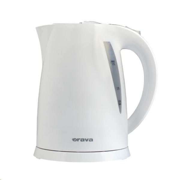 Orava VK-3117 W varná konvice 2000 W, 1.7 l, automatické vypnutí, bílá1