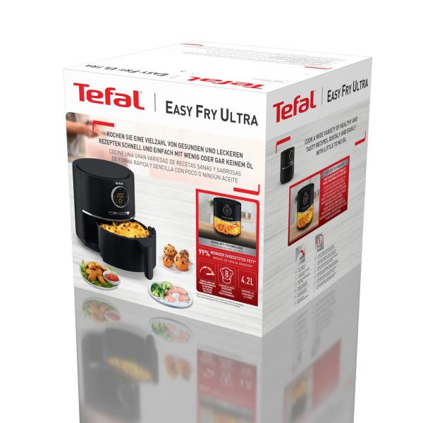 Tefal Ultra Fry EY1118 horkovzdušná fritéza,  4.2 l,  od 80 do 200 °C,  černá6