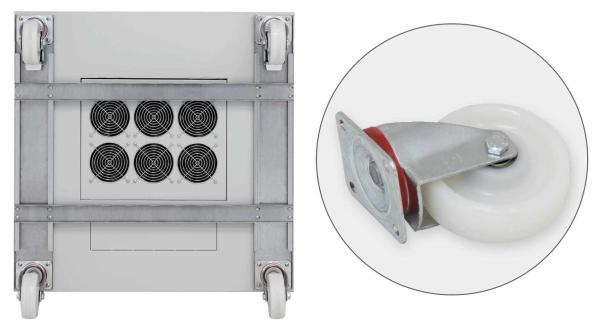 TRITON Kolečka s vyztužujícím rámem 600x1100 pro RMA/ RZA nosnost 450 kg