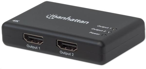 MANHATTAN Splitter HDMI 1.4,  černá