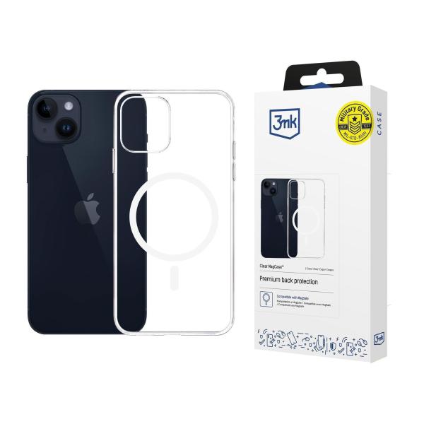 3mk ochranný kryt Clear MagCase pro Apple iPhone 12/ 12 Pro