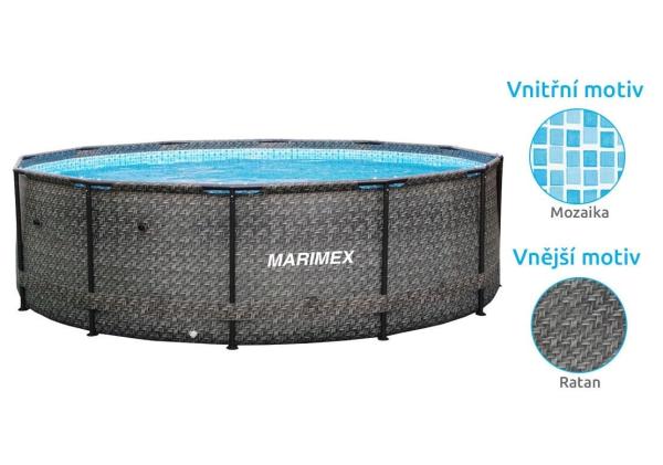 Marimex Florida bazén 4,57x1,32 m bez příslušenství - motiv RATAN2