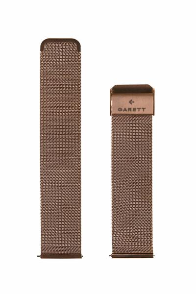 Garett univerzální řemínek 22 mm,  zlatý kovový,  typ Mesh