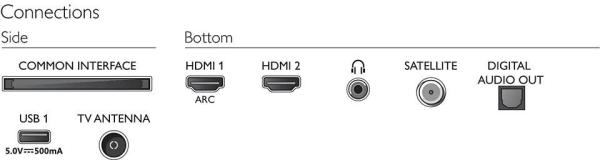 Philips 32PHS5507/ 12 32" TV,  HD Ready,  LED,  HDMI,  USB,  Micro Dimming5