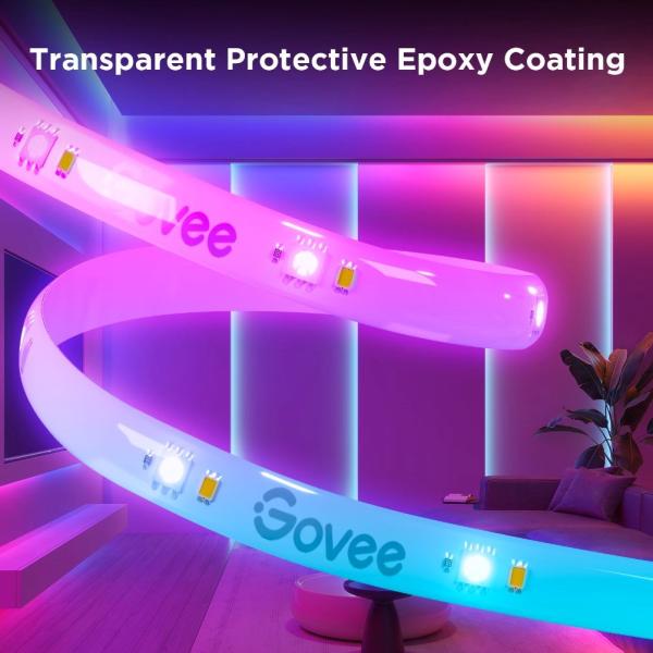 Govee WiFi RGBICW Smart PRO LED pásek 3m MATTER - extra odolný7