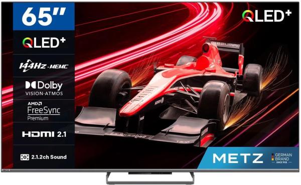 Metz 65MQE8000Z 65" TV, 4K Ultra HD, QLED, Bluetooth, Dolby Atmos, HDR, Google TV, AMD FreeSync Premium