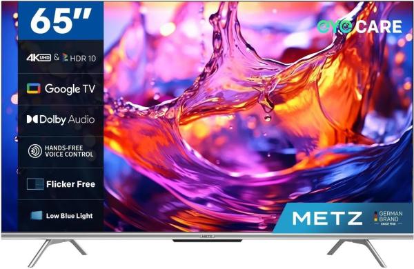 Metz 65MUD7000Z 65" TV,  4K Ultra HD,  LED,  Bluetooth,  WiFi,  Google TV,  HDR,  DTS Studio Sound