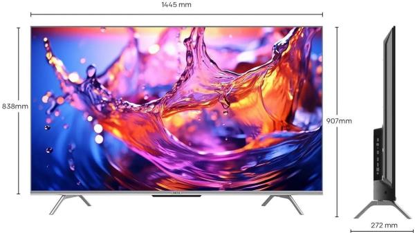 Metz 65MUD7000Z 65" TV,  4K Ultra HD,  LED,  Bluetooth,  WiFi,  Google TV,  HDR,  DTS Studio Sound7