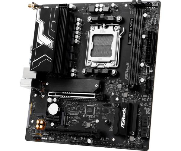 ASRock MB Sc AM5 B850M-X WIFI R2.0,  AMD B850,  2xDDR5,  1xDP,  1xHDMI,  WiFi,  mATX3