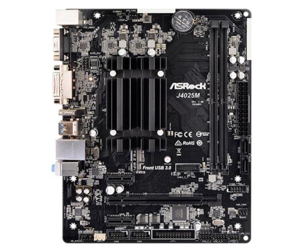 ASRock MB Intel procesor J4025M,  2xDDR4,  HDMI,  VGA,  DVI-D,  mATX1