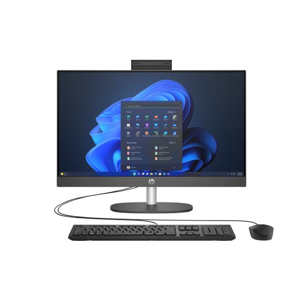 HP AIO ProOne 240 G10 AiO 23.8 NT i5-1334U, 16GB, 512GB NVMe,  WiFi 6 + BT, klávesnice a myš, 90W externí, šedá, HDMI, Win11Home