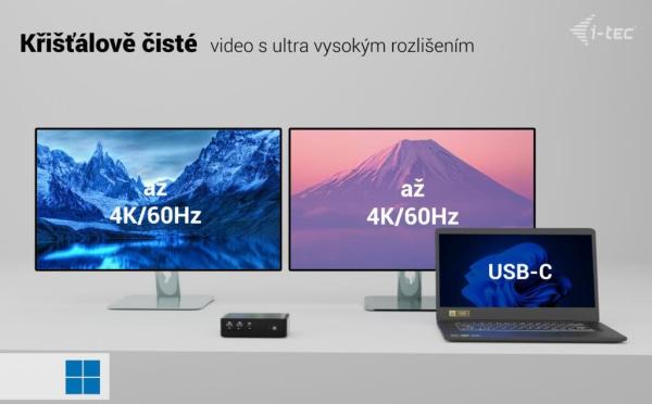i-tec Thunderbolt 5 Quattro Display Docking Station,  Power Delivery 140W7
