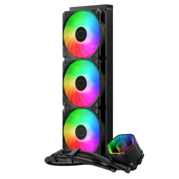 Cooler Master vodní chladič MasterLiquid 360 Core II,  3x120mm,  LGA1851,  AM5,  černá1