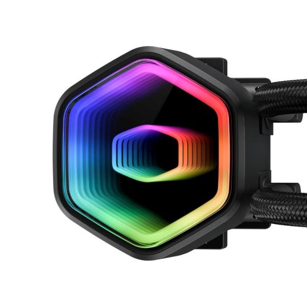 Cooler Master vodní chladič MasterLiquid 360 Core II,  3x120mm,  LGA1851,  AM5,  černá3