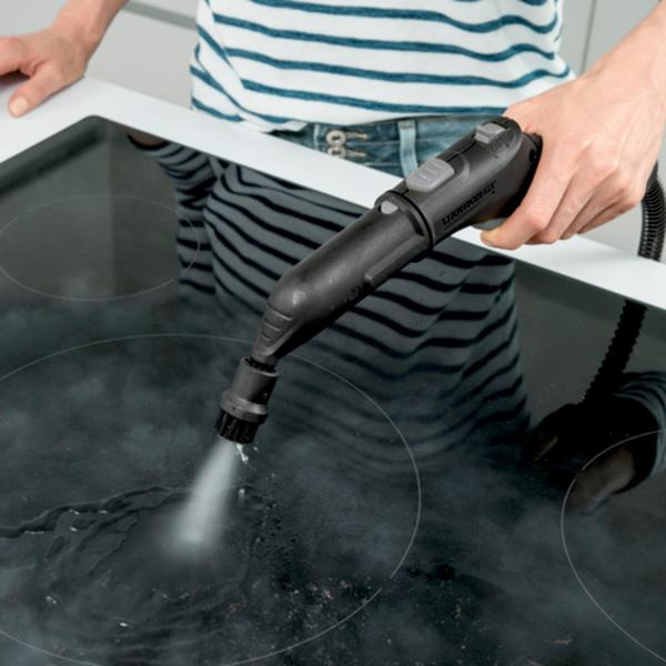 Kärcher SC 5 EasyFix Iron parní čistič,  2250 W,  4.2 bar,  zabíjí až 99.999 % virů a 99, 99 % bakterií,  napařovací žehlička1