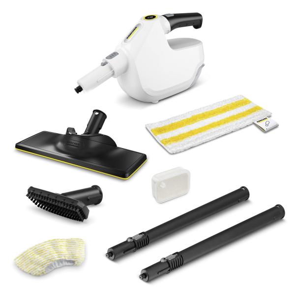 Kärcher SC 1 Multi & Up parní čistič,  1300 W,  200 ml,  podlahová hubice,  utěrka EasyFix