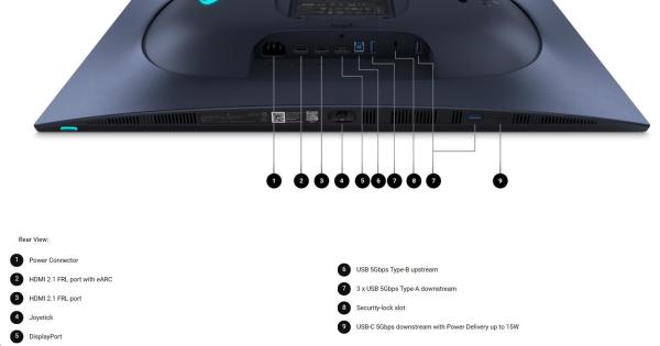 DELL LCD GAME-AW2725Q - 27"/ OLED/ 3840x2160/ 16:9/ 240Hz/ 0.03ms/ 1500000:1/ 250 cd/ m2/ HDMI/ DP/ PIVOT/ VESA/ 3YNBD (210-BQWV)4