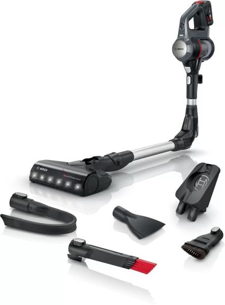 Bosch Unlimited 7 Grafit tyčový vysavač,  akumulátorový,  HEPA H13 filtr,  na všechny druhy podlah,  šedá