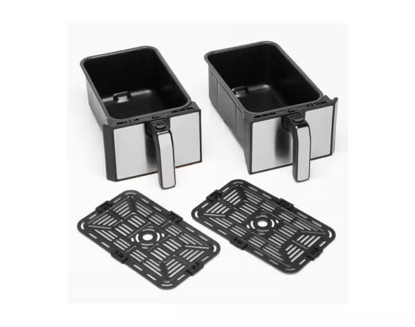 Kenwood kHealthy horkovzdušná fritéza,  1700 W,  se dvěma zásuvkami,  4+4 l,  8 programů,  černá3