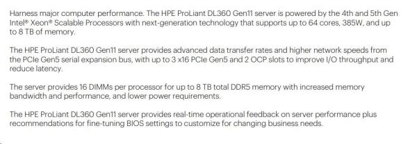 HPE PL DL360g11 4509Y (2.6G/ 8C) 2x32G (p64706) 2x480G 2x1000W MR408i-o 8SFF 4p1G ocp Smart Choice4