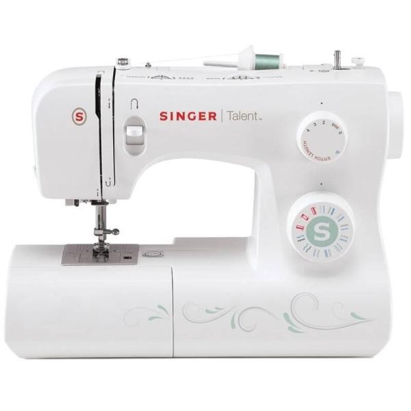 Singer Talent SMC 3321/ 00 šicí stroj,  21 druhů stehů,  automatický navlékač nitě,  LED osvětlení,  zpětný chod