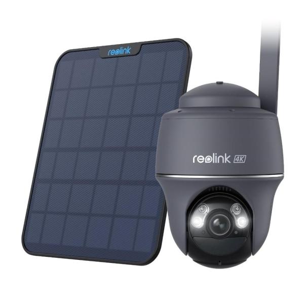 REOLINK bezpečnostní kamera Go Series G440,  Go Ultra,  8MP 4G LTE,  Solární panel 2,  šedá