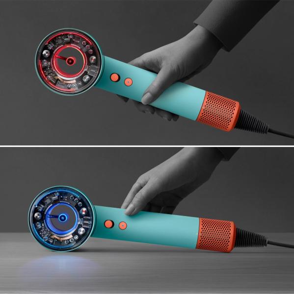 Dyson Supersonic Nural HD16 fén na vlasy, 1600 W, difuzér, 4 teploty, 3 rychlosti, Jasper/Plum4