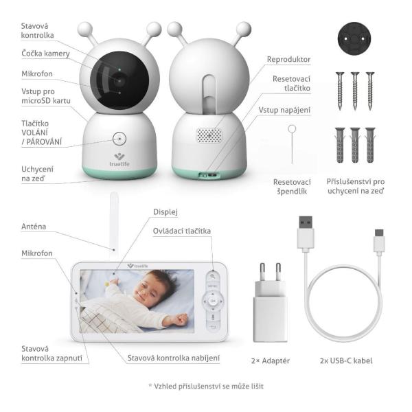 TrueLife NannyCam R7 Dual Smart (USB-C) - digitální video chůvička10