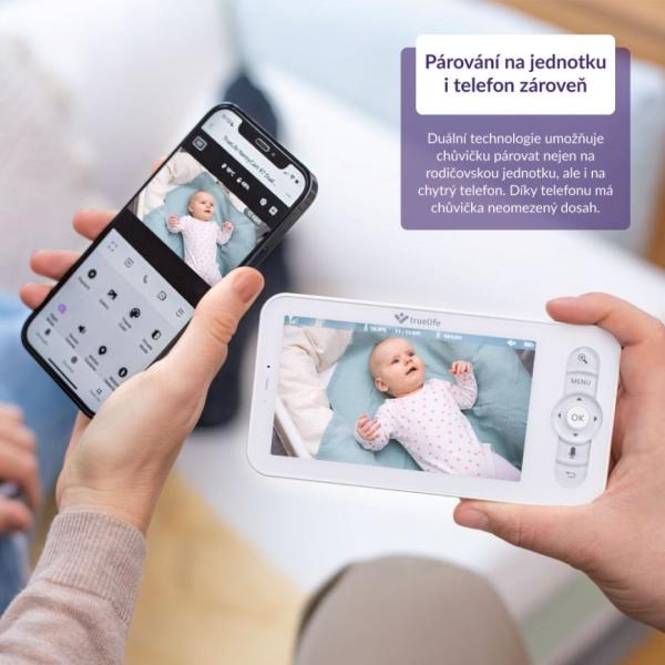 TrueLife NannyCam R7 Dual Smart (USB-C) - digitální video chůvička5