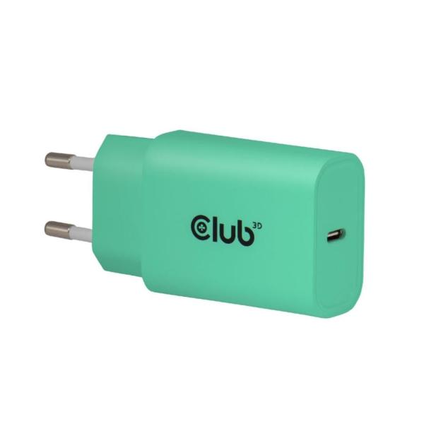 Club3D Nabíječka,  USB-C,  Power Delivery 15V/ 2A,  2-pack,  zelená1