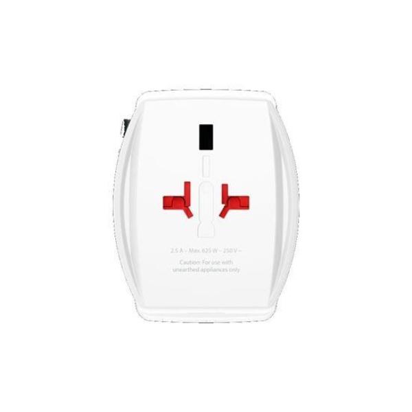 SKROSS cestovní adaptér MUV USB AC65PD, univerzální, neuzemněný, USB A+C 65W