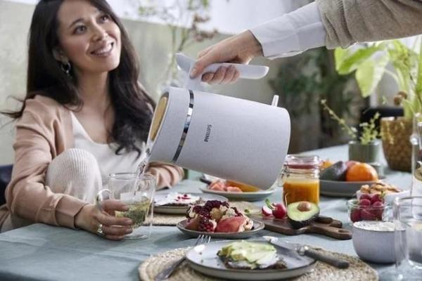 BAZAR - Philips HD9365/ 10 Eco Conscious Edition rychlovarná konvice,  2200 W,  1.7 l,  bílá - Poškozený obal4