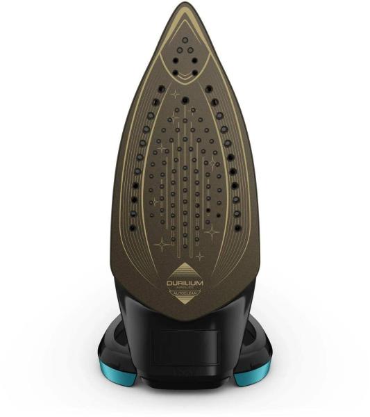 BAZAR - Tefal Puregliss FV8066E0 napařovací žehlička, 3000 W, anti-drip, rychlé nahřátí, tyrkysová - Poškozený obal1