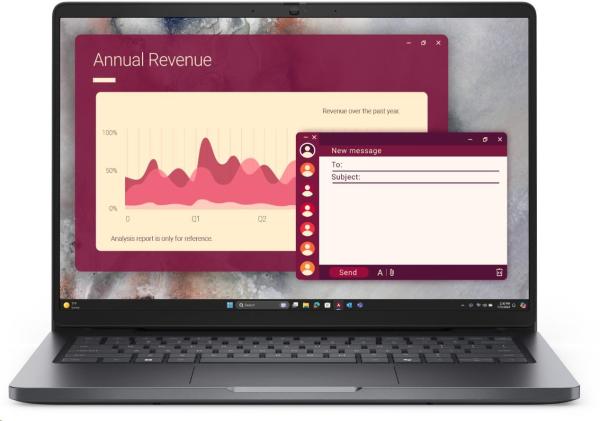 Dell Pro 14/ PC14250/ 5-120U/ 14"/ WUXGA/ 8GB/ 512GB/ Iris Xe/ W11P/ Black/ 3RNBD