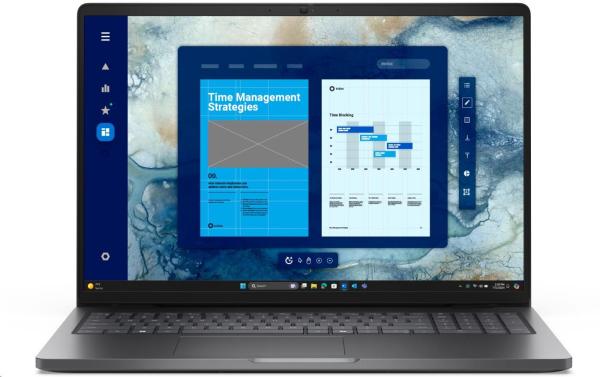 DELL NTB Pro 16 PC16250/ i5-120U/ 8GB/ 512SSD/ 16" FHD+ / IR Cam & Mic/ 65W/ WLAN/ vPro|Backlit Kb/ W11 Pro/ 3Y PS NBD