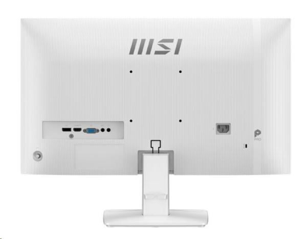 MSI LCD PRO MP251W E2, 24.5", 1920 x 1080, IPS, 120Hz, 300nits, VESA 100x100, White6