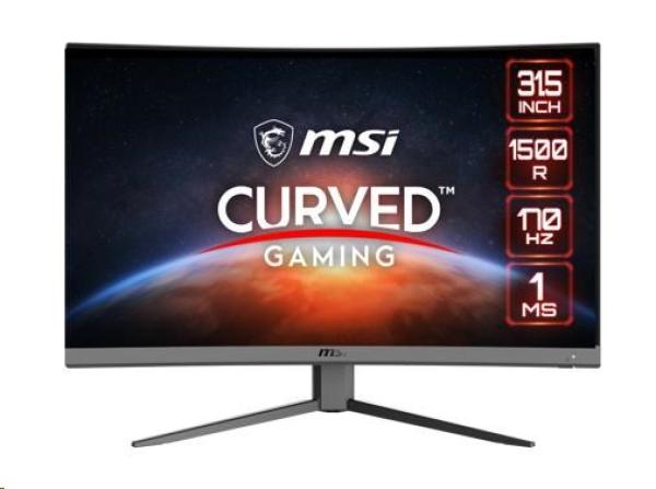 MSI/ G32CQ4 E2/ 31, 5"/ VA/ QHD/ 170Hz/ 1ms/ Black/ 3R
