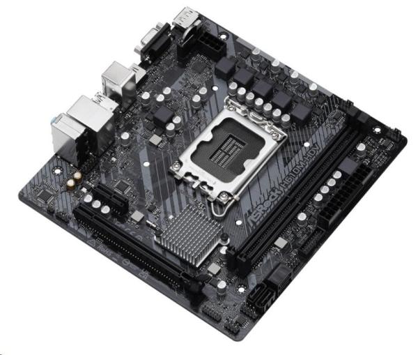 BAZAR - ASRock MB Sc LGA1700 H610M-HDV,  Intel H610,  2xDDR4,  1xDP,  1xHDMI,  1xVGA,  mATX - Po opravě (Bez příšlušenství)2