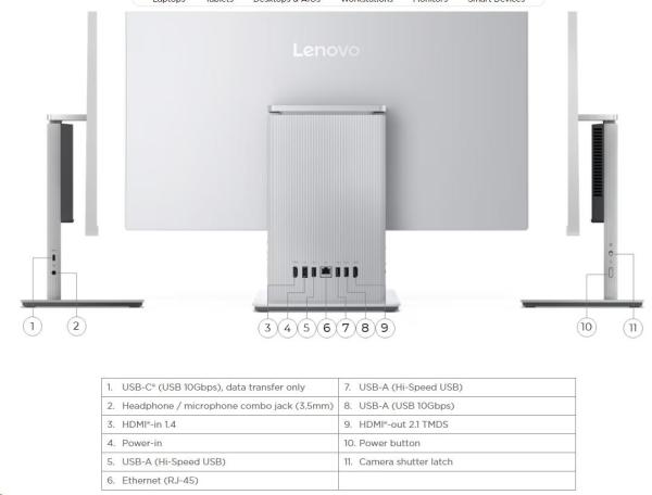 LENOVO PC IdeaCentre AIO 27IRH9 - i5-13420H, 27" FHD IPS, 16GB, 1TSSD, HDMI, Int. Intel UHD, W11H, 2Y CC4