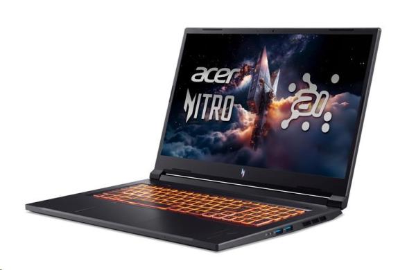 Acer Nitro V 17/ ANV17-41-R4CC/ R5-240/ 17, 3"/ FHD/ 16GB/ 1TB/ RTX 4050/ bez OS/ Black/ 2R2